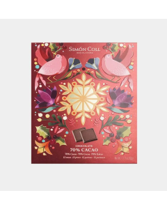 Simon Coll Choc Napolitans Christmas 70% Dark Gift Box 60 g